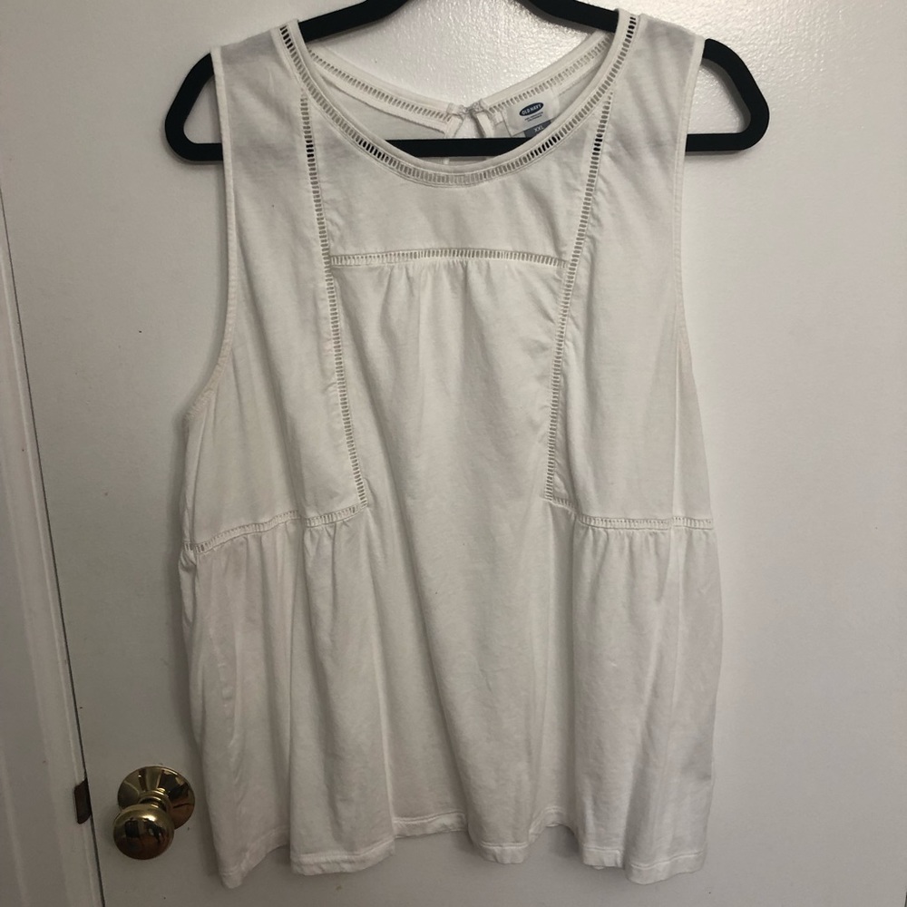 White tank top
